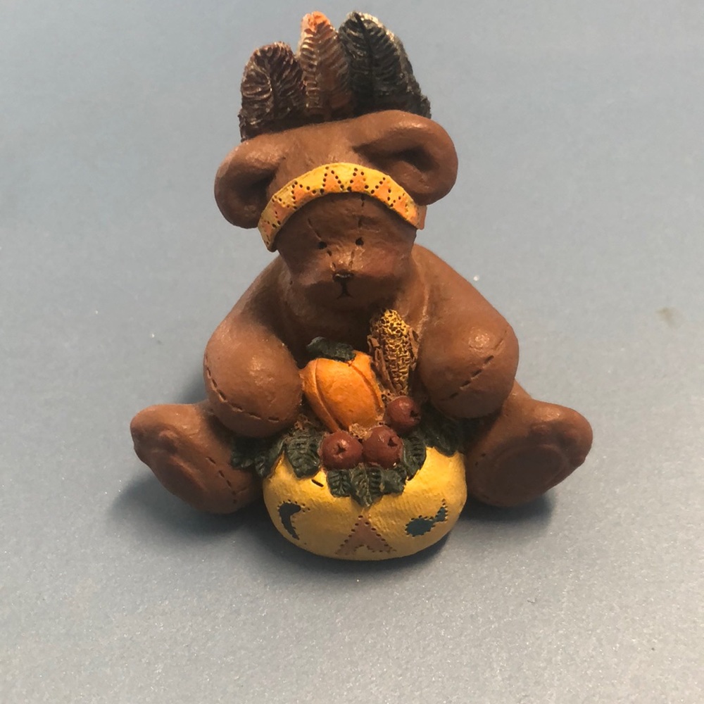 Vintage Fall Harvest November Brave Bear❤️❤️❤️🌺🌺🌺